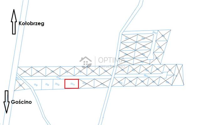Działka rolno-budowlana Ząbrowo gm. Gościno, Akacjowa