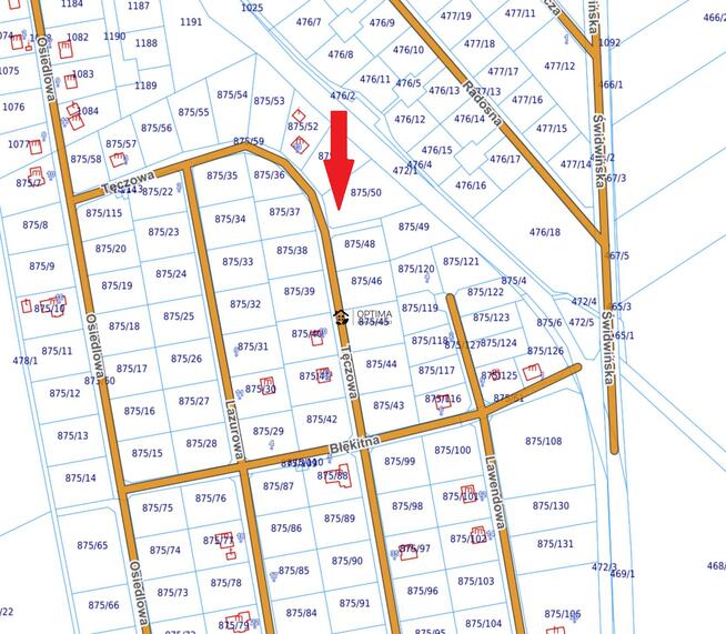 Działka budowlana Gościno, Tęczowa