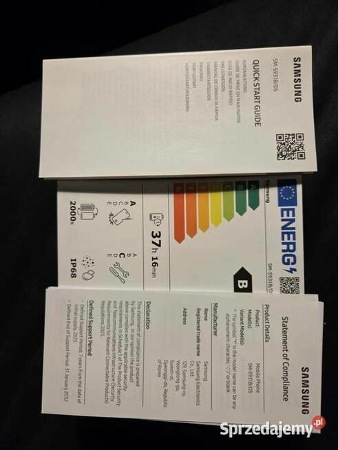 Samsung Galaxy S25 256GB Blue Black NOWY Oryg.Ładowarka Etui