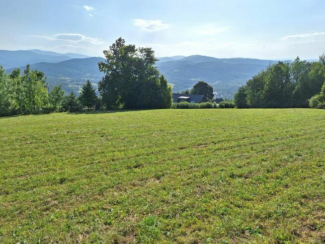 Działka budowlana - widokowa - widok na góry