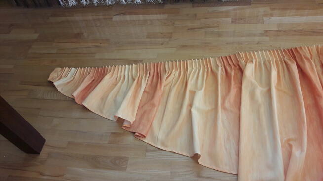 Lambrekin miodowy pomarańcz szer 225 / 143 wys