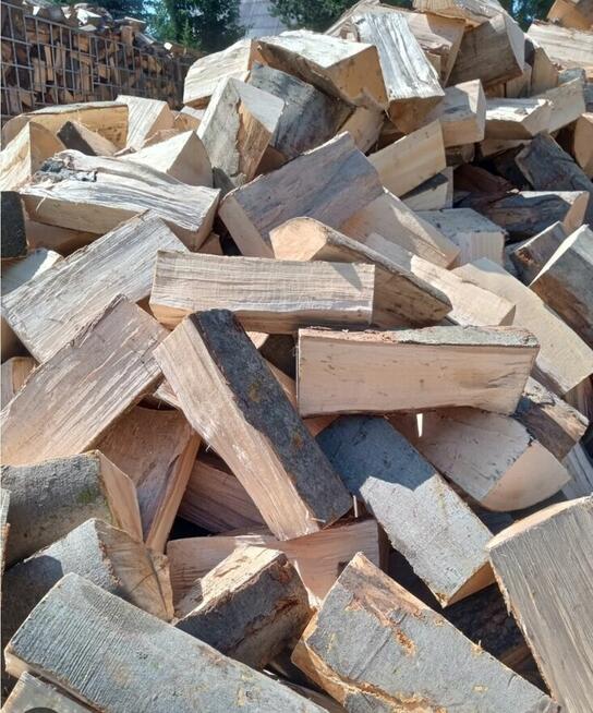 Drewno Kominkowe Opałowe Gałęziówka Dąb Buk Grab Sosna