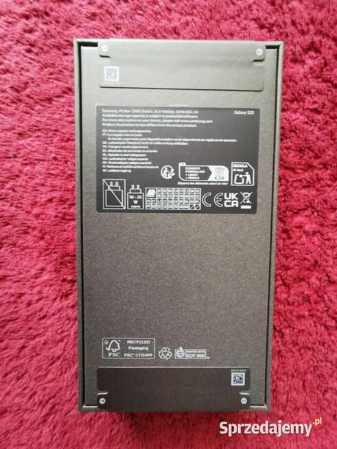 Samsung Galaxy S25 256GB Blue Black NOWY Oryg.Ładowarka Etui