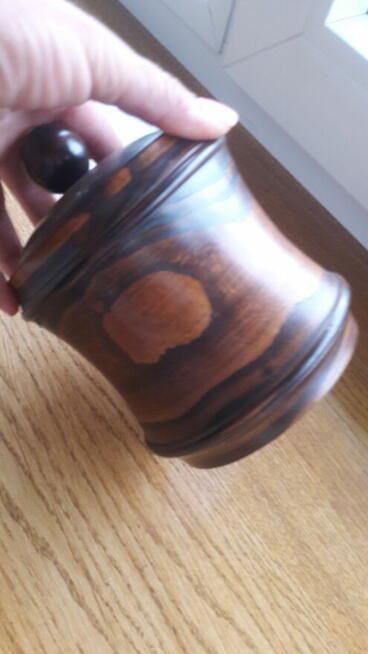 Szatułka drewno egzotyczne kuferek na biżuterię