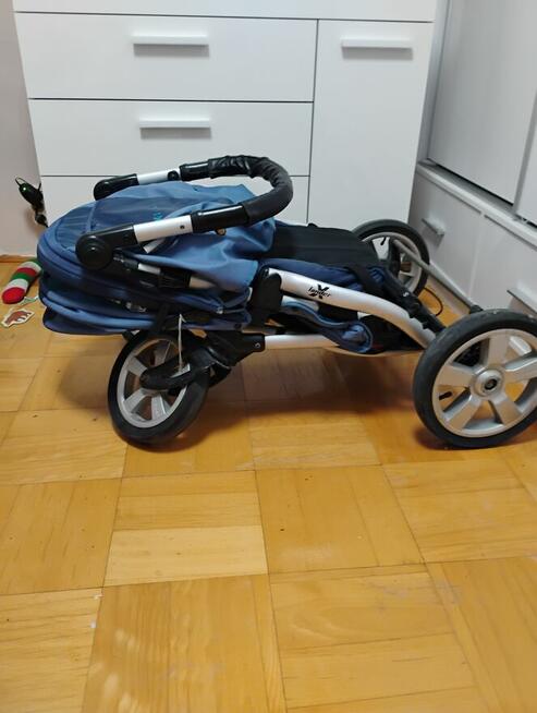 Sprzedam wózek 3w1 X-lander XA niebieski
