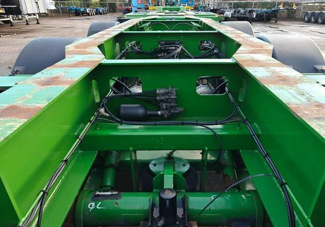 Naczepa do kontenerow 5 osiowa rozpinka podkontenerowa