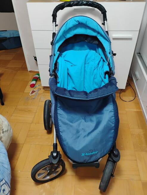 Sprzedam wózek 3w1 X-lander XA niebieski