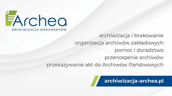 Porządkowanie archiwów zakładowych