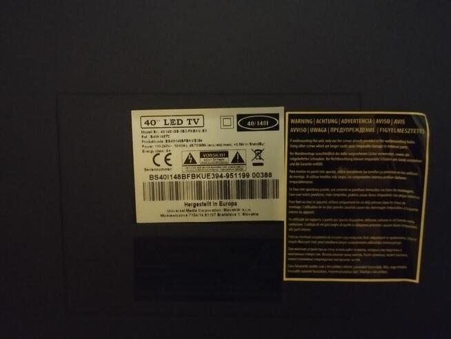 Sprzedam TV BLAUPUNKT 40