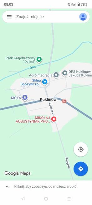 DZIS PARKING LESNY W KUKLINOWIE , ty 50-65 lat