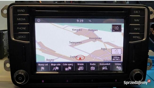 Nowy ekran dotykowego LCD VW Discovery Media MIB 2 PQ