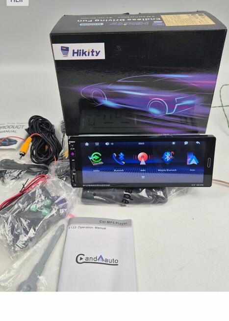 Radio samochodowe 1Din Android auto Carplay 6,9