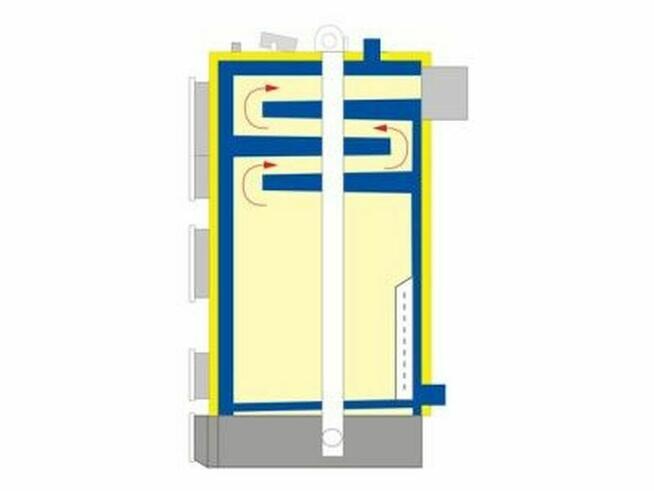 Kocioł CO na wegiel drewno miał zasypowy 12kw 90m2