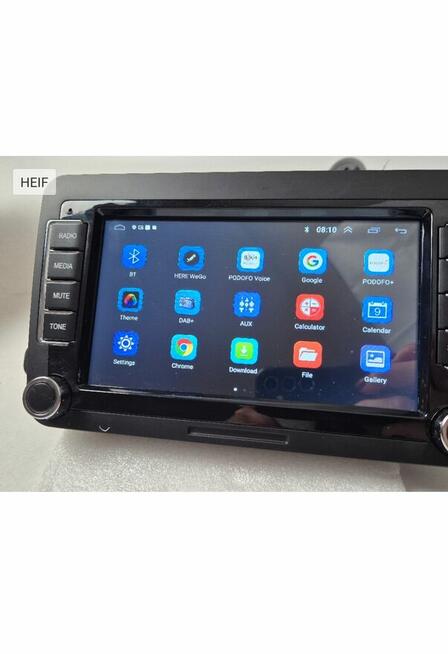 Radio samochodowe Carplay android dab do golf5,6 polo passat