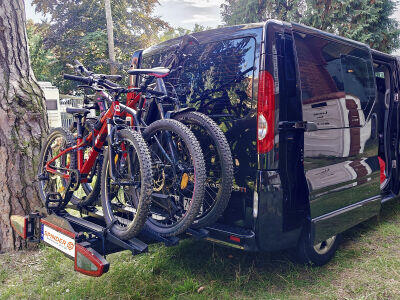 Bagażnik, platforma rowerowa na hak SPINDER SL3 LED 3 rowery