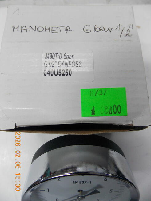 MANOMETR 6 BAR DANFOSS