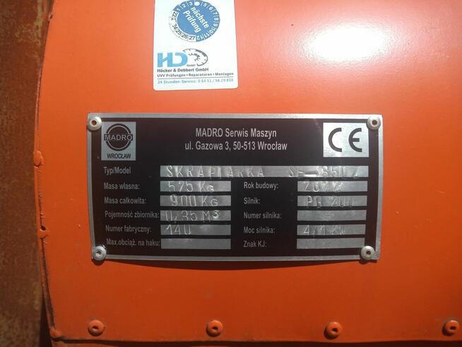 Stan IDEALNY Skrapiarka do emulsji bitumicznej MADRO 2022r