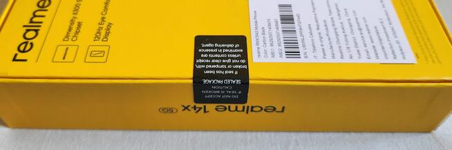 Realme 14x 6gb/128gb Nowy Zaplombowany