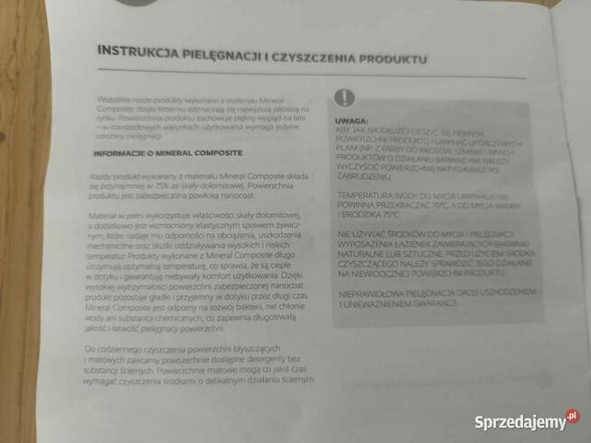 umywalna Łazienkowa Oristo nowa