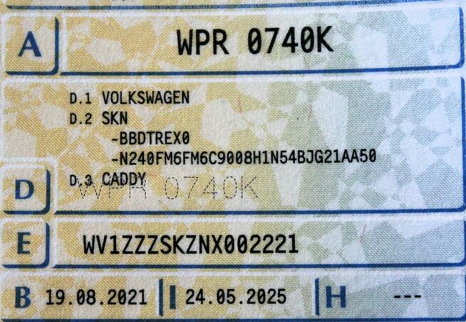 Volkswagen Caddy SalonPL FV23% Hak Lane Assist Tempomat Parktronic 1WŁ Gwarancja