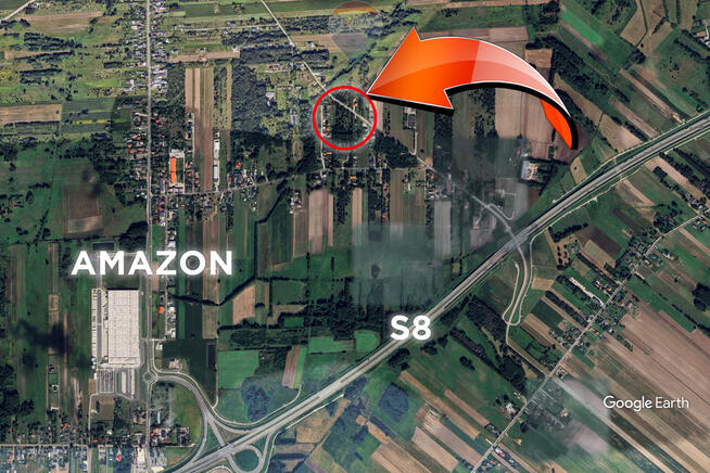 Duża działka 1,5 ha pod dom lub stadninę Jadwinin