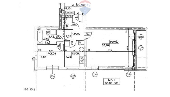 3 pokoje, garderoba, balkon i widok na zieleń