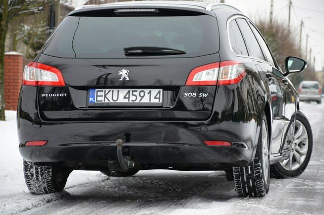 Peugeot 508 SW Czarny 1.6e-HDI 114KM Serwis Panorama Skóra Navi Grz.fotele