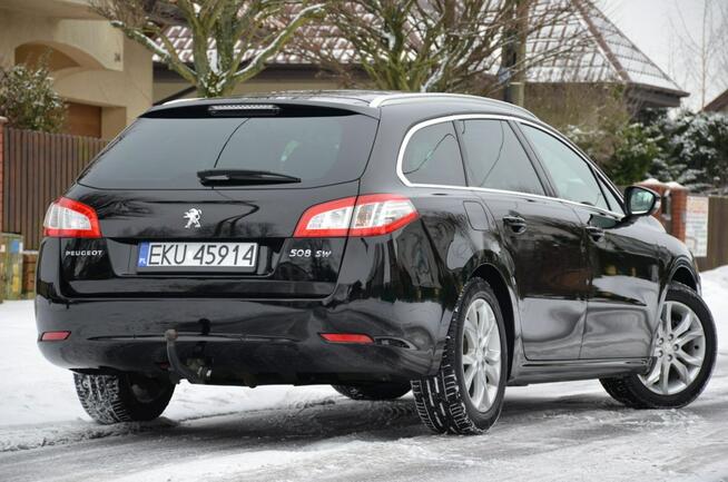Peugeot 508 SW Czarny 1.6e-HDI 114KM Serwis Panorama Skóra Navi Grz.fotele