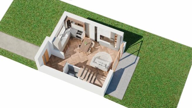 Bliźniak z dużym ogrodem Wawer bez PCC i %