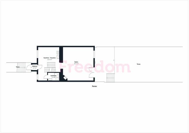 Szeregowiec z ogrodem i poddaszem |Olsztyn Mleczna