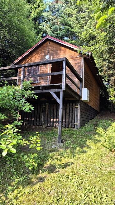 Domek letniskowy na działce budowlanej