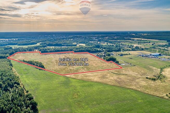 Duża działka rolna - 15.5132 ha, dopłaty!