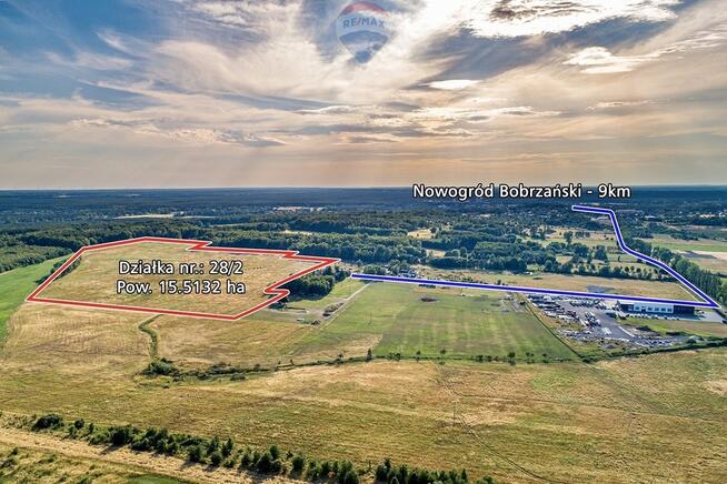 Duża działka rolna - 15.5132 ha, dopłaty!