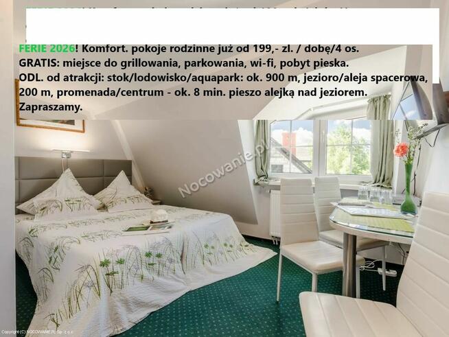 Mikołajki, Willa Cyklada położ. ok. 200 m od jeziora