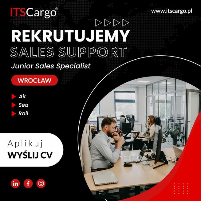 Rekrutujemy | Sales Support– Air Sea Rail