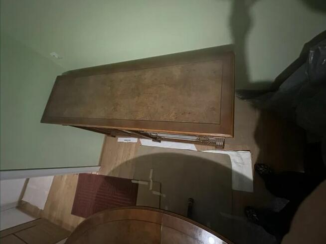 Komoda drewniana w stylu gabinetowym klasyczna masywna ciężk