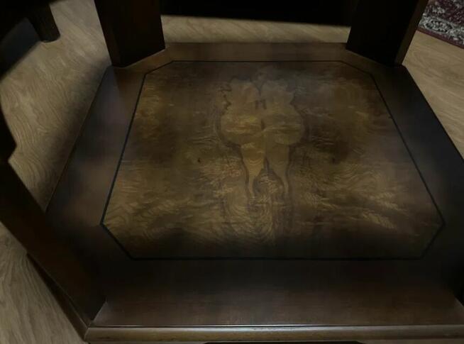 Skórzane fotele gabinetowe + stolik kawowy | skóra naturalna