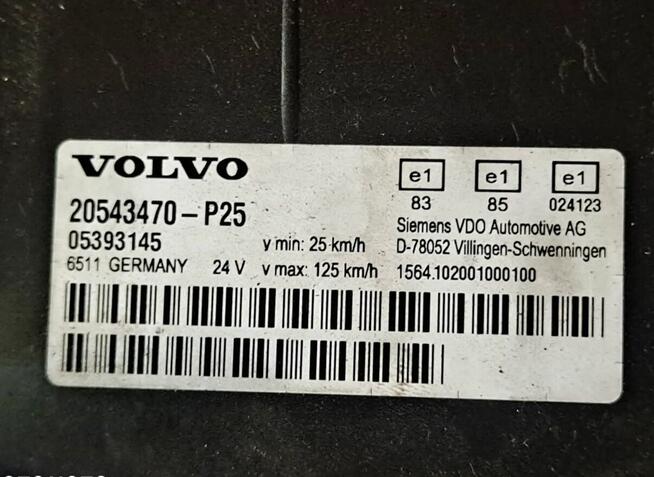 20543470-P25 20543470-P27 Licznik ZEGAR VOLVO VDO FH FM