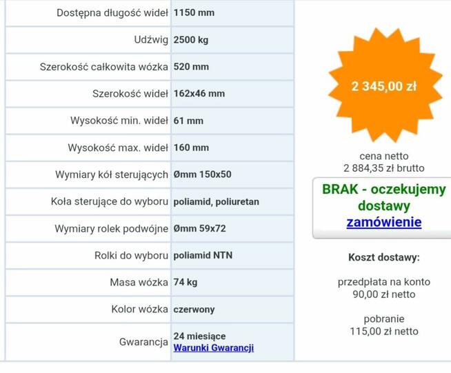 Sprzedam paleciaka