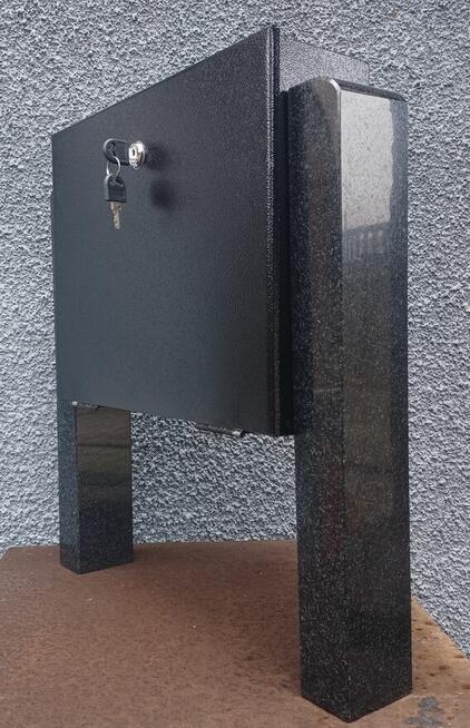 Skrzynka na cmentarz pomnik granit nagrobek