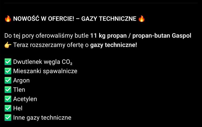 Dostawa gazu propan butan 11 kg 80zł Gaspol