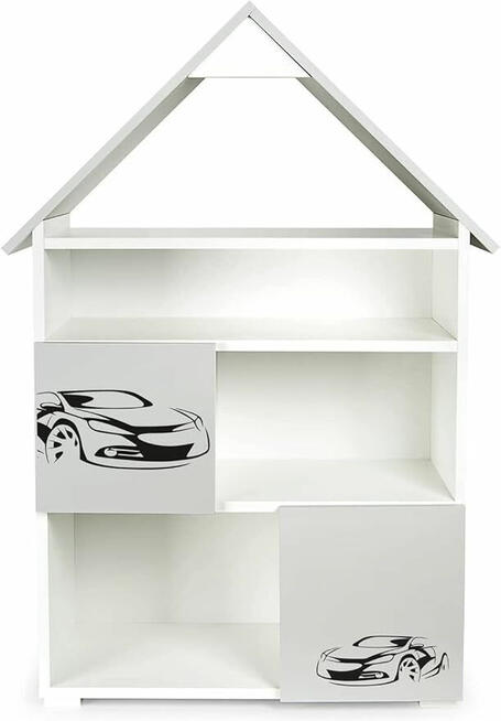 Domek na zabawki i książki