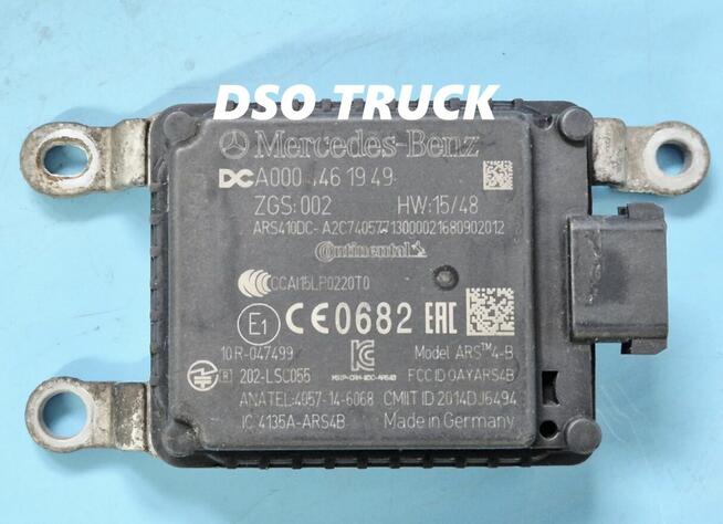 Radar czujnik odleglosci Mercedes MP A0004461949 ZGS 002