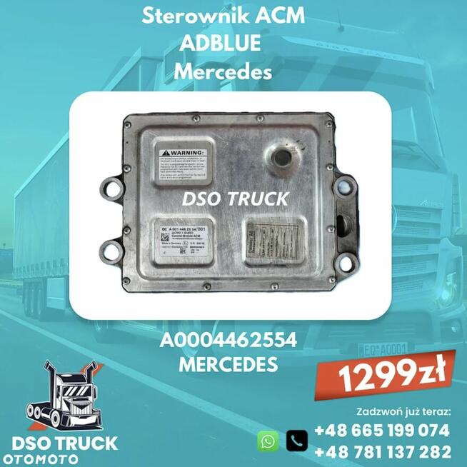 A0004465054 A0014462554 Sterownik ACM adblue Mercedes MP