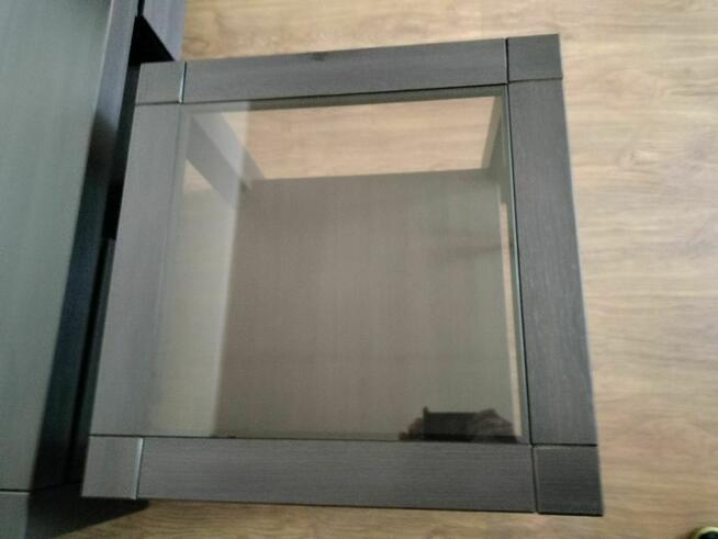 Stolik Black Red White 64x64x46