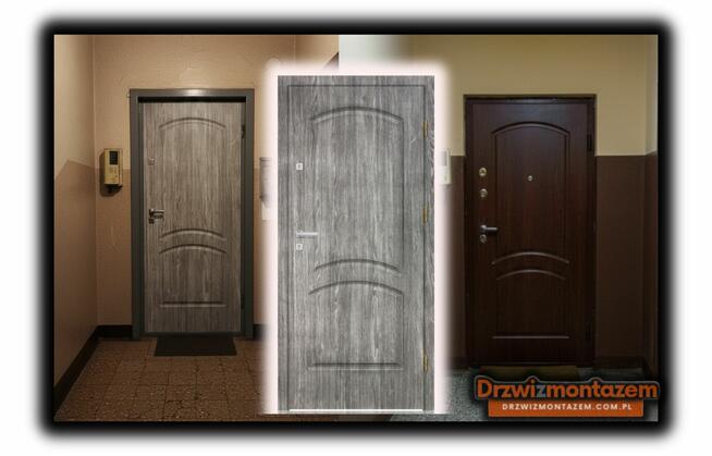 DRZWI ZEWNĘTRZNE ANTYWŁAMANIOWE Z MONTAŻEM