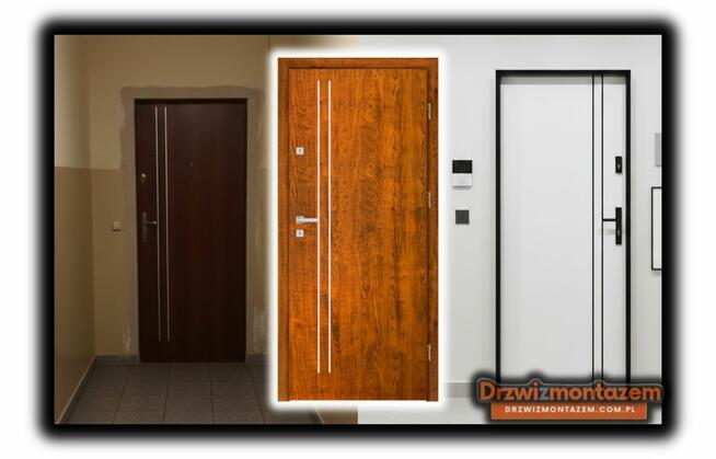 DRZWI WEJŚCIOWE WEWNĄTRZKLATKOWE DO MIESZKAŃ Z MONTAŻEM