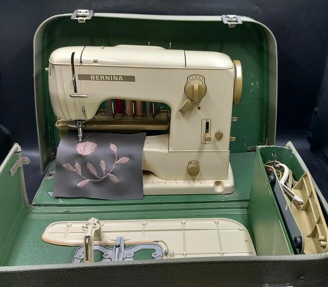 Maszyna Bernina szycie ciężkie skóry jeans filcu 12 MSC Gwar