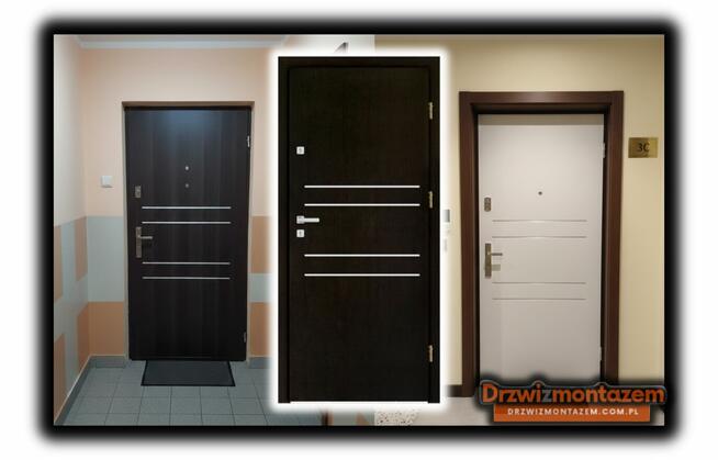 DRZWI WEJŚCIOWE WEWNĄTRZKLATKOWE DO MIESZKAŃ Z MONTAŻEM