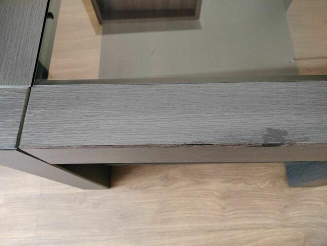 Stolik Black Red White 64x64x46